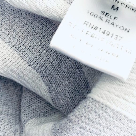 VESTIQUE Striped Short Sleeve Blouse, blue and white - Picture 5 of 5